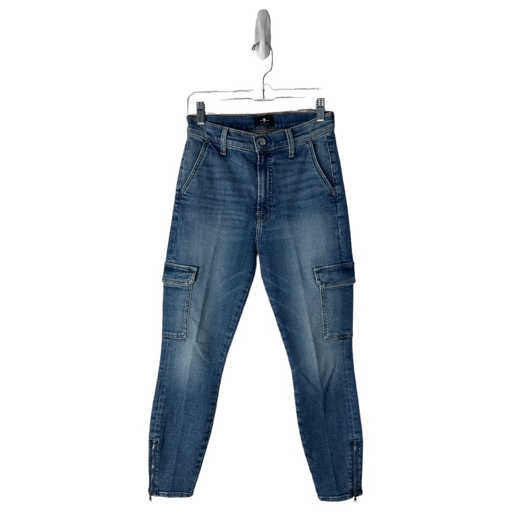 7 for All Mankind Skinny Cargo Jeans SZ 27